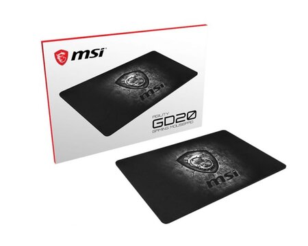 Tapis de souris msi agility gd20 - m (noir)