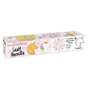 Kit décoration de biscuit Ø 29 5 cm - Licorne