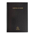 Agenda de bureau civil perpétuel caisse brochés 1 jour 210x148 mm noir exacompta