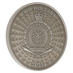 DRAGON World of Cryptids 1 onces argent monnaie 2 Dollars Niue 2023