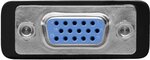 Adaptateur Goobay DVI-I mâle vers VGA femelle (D-sub DE-15) (Noir)