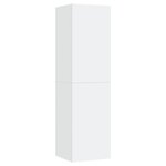 vidaXL Meuble TV Blanc 30 5x30x110 cm Aggloméré