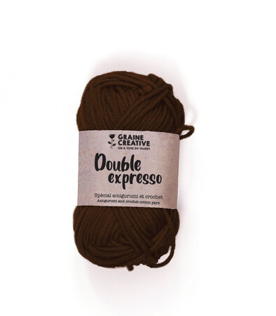 Fil de coton Amigurumi Brun Double expresso
