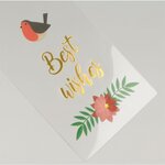 8 étiquettes acetate Merry Christmas