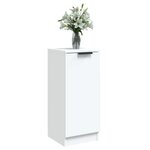 vidaXL Buffets 2 Pièces Blanc 30x30x70 cm Bois d'ingénierie