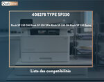 Qualitoner toner x1 408278 type sp330 noir compatible pour ricoh aficio