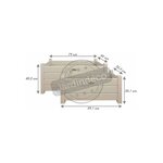 Bacs à fleurs rectangulaires (lot de 2)