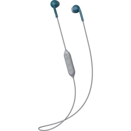 Jvc écouteurs ha f19 sans fil bluetooth bleu rétro gris