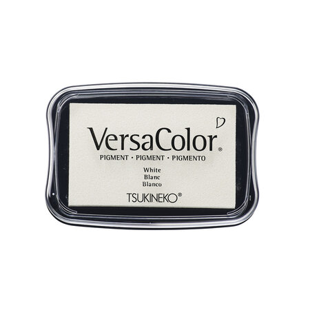 Versa Color Tampon encreur pigmenté  blanc  9 6x6 3x1 8cm