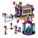Lego friends 41688 la roulotte magique avec cheval et mini-poupée  jouet parc d'attraction pour enfants
