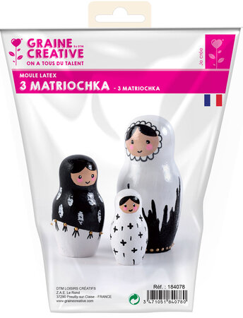 Moule en Latex pour Platre Matriochka
