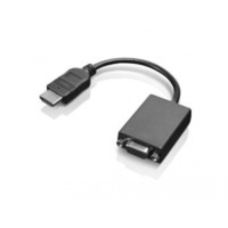Lenovo hdmi / vga 0 20 m noir