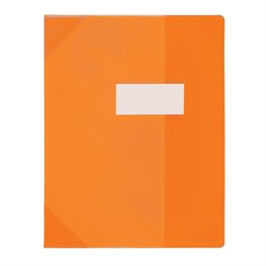 Protège-cahier PVC 150 Strong Line 24x32 cm Translucide orange ELBA