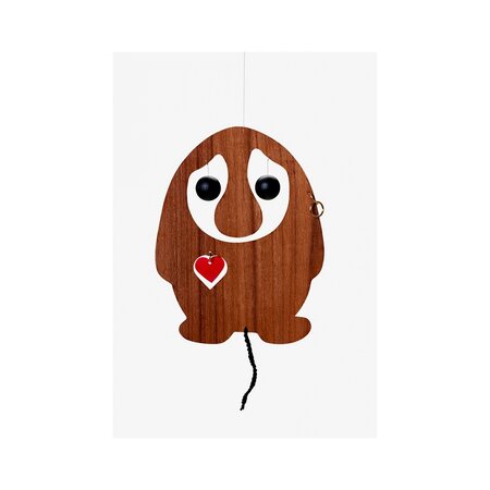 Troll soufflant en bois