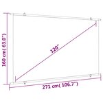 vidaXL Écran de projection 120" 16:9