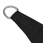 vidaXL Voile de parasol Tissu Oxford triangulaire 4x5x5 m Noir