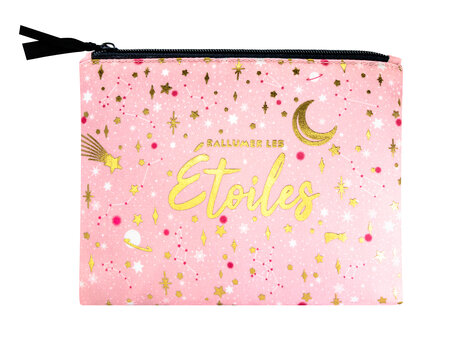 Pochette 20 x 15 cm rose - Rallumer les étoiles