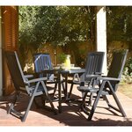 Keter Chaises de jardin inclinables Corsica 2 Pièces gris
