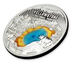 YELLOWSTONE 150th Anniversary argent monnaie 5 Dollars Barbados 2022