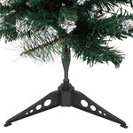 vidaXL Sapin de Noël artificiel pré-éclairé et supports vert 90 cm PVC
