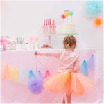 Rouleau de tulle 50 cm x 5 m - bleu