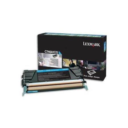 Cartouche laser pour c746/c748 cyan c746a1cg lexmark