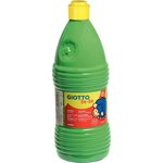 Carton de 8 flacons de 1L de gouache GIOTTO be-bè couleurs assorties
