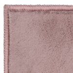 vidaXL Tapis Fausse fourrure de lapin 180x270 cm Vieux rose