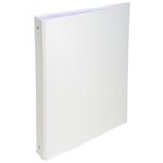Exacompta - classeur a anneaux - dos 40 mm - 21 x 29 7 - 4 anneaux - remborde plastique 18/10eme - couleur blanche