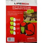 Gilet de sécurité clignotant avec télécommande
