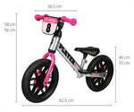 Draisienne Qplay Player - couleur Rose