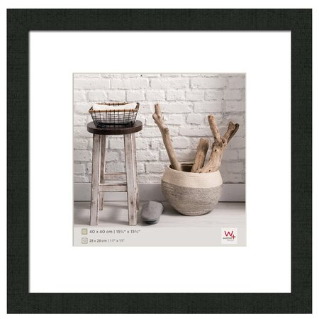Walther design cadre photo home 40x40 cm noir
