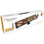 Bestron grill de table plancha xl 1800 w 70 x 23 cm abp603