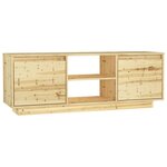 vidaXL Meuble TV 110x30x40 cm Bois de sapin massif