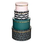 Boîte cylindrique en carton avec couvercle - 15 x Ø 28 5 cm