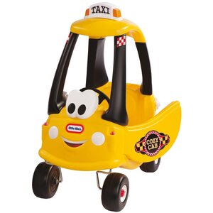 Taxi coupé confortable jaune little tikes