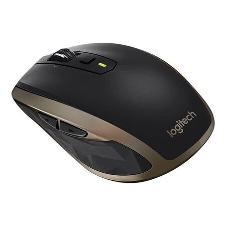 Logitech souris darkfield mx anywhere 2 - bluetooth/radio fréquence - usb - sans fil - 1600 dpi - roulettes avec frein