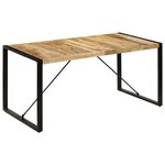 vidaXL Table de salle à manger 160x80x75 cm Bois de manguier massif