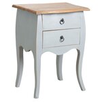 Table de nuit en acajou