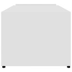 vidaXL Table basse Blanc 90x45x35 cm Aggloméré
