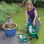 Draper Tools Chariot à outils et siège de jardin 56x27 2x30 4 cm 60852