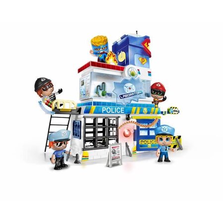 Pinypon Action - Le poste de police - 2 figurines incluses