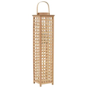vidaXL Bougeoir suspendu Bambou Naturel