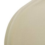 vidaXL Housses élastiques de chaise Crème 24 Pièces