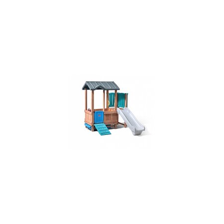 Maison Woodland Adventure et toboggan