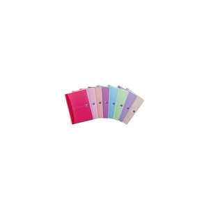 OXFORD Cahier reliure intégrale A4 - 180 pages - Petits carreaux - Fille