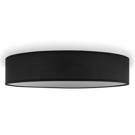 Smartwares plafonnier 50x50x10 cm noir