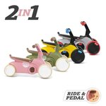 BERG porteur GO2 Rétro Rose - 4 roues