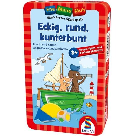 Rond Carré Couleurs - Jeu de poche - Am Stram Gram - A partir de 3 ans - SCHMIDT SPIELE