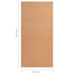 vidaXL Tapis BCF Beige 80x150 cm